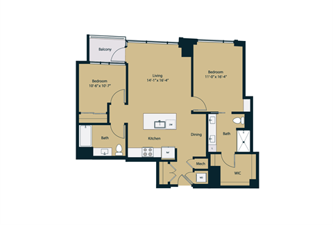 1620 Sansom Street Studio-3 Beds Apartment for Rent - Photo Gallery 21